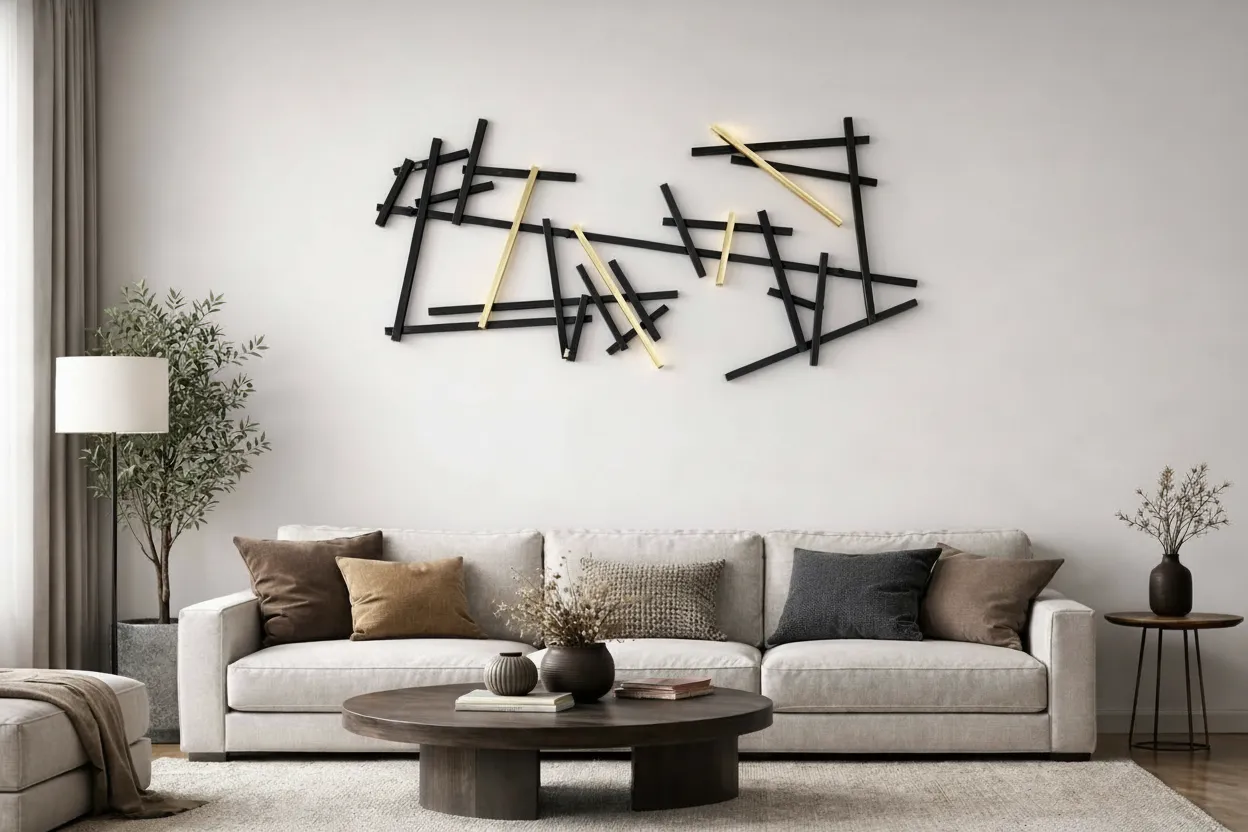 Cadre contemporain en acier