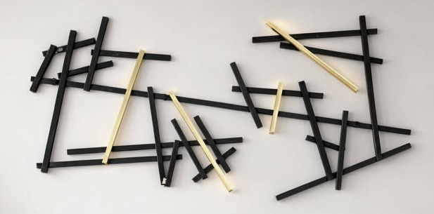 Cadre contemporain en acier